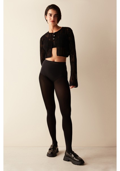 Silky Siyah Külotlu Çorap