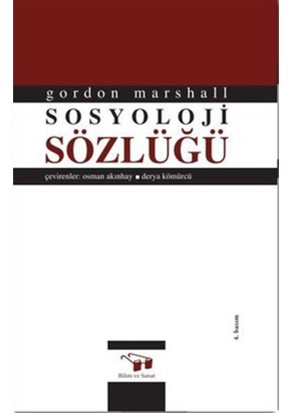 Sosyoloji Sözlüğü