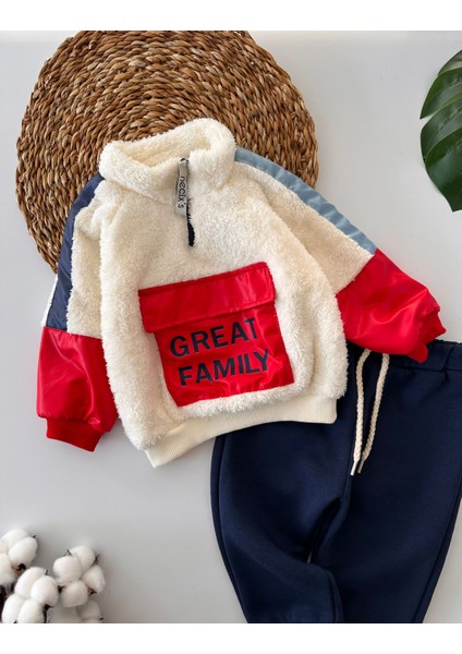 Minigimin Cicileri Bebek Peluş Kışlık Erkek Bebek takım - Kırmızı fiyatları