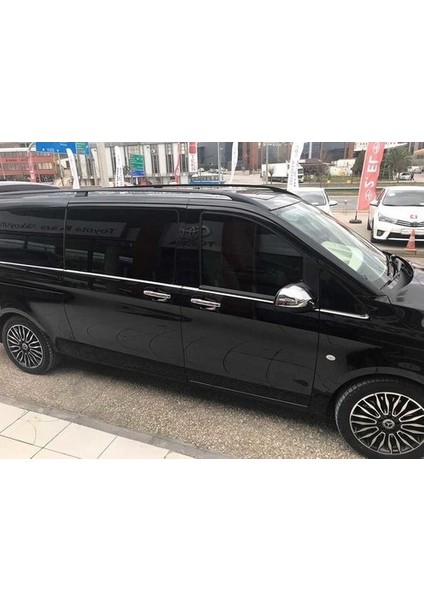 Mercedes VITO/W447 Krom Cam Alt Çıtaları 8 Parça Tek Sürgülü Kapı L2 Kısa Şase 2014 ve Sonrası Vito 447 Cam fiyatları