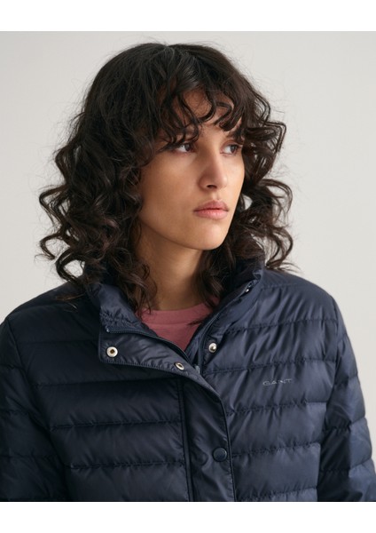 Kadın Lacivert Regular Fit Dik Yaka Düz Mont 4700281.433 indirimleri