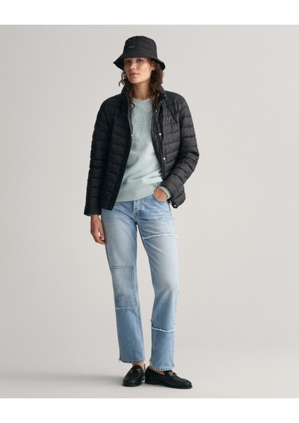 Kadın Siyah Regular Fit Dik Yaka Düz Mont 4700281.5 fiyatları