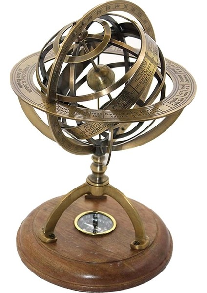 Pirinç Pusulalı Horoskop 30 cm