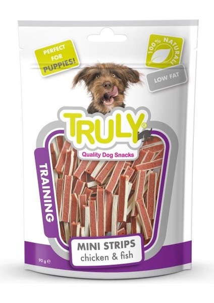 Training Tavuklu ve Balıklı Yavru Köpek Ödül Maması 90GR