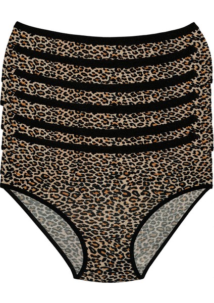 Yıldız 6'lı Bayan Leopar Desenli Bato Külot Q3816 fiyatları