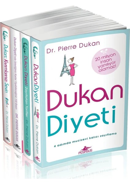 Dukan Diyeti 4 Kitap Set - Pierre Dukan