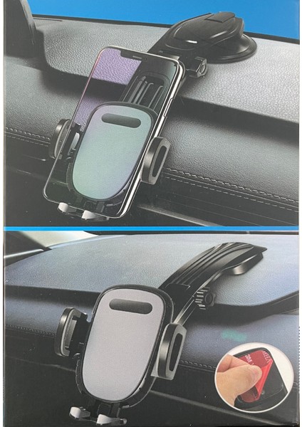 Araç Içi Telefon Tutucu Vantuzlu Ayarlanabilir Gps Universal Sabitleyici modelleri