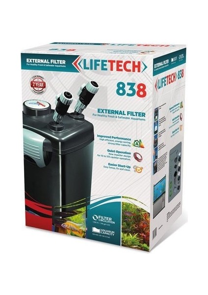 838 Akvaryum Dış Filtre