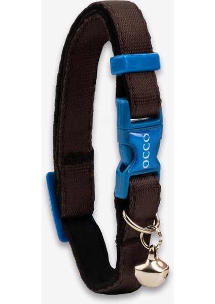 Mocha Blue -Güvenlikli- Safety Kilit Kedi Boyun Tasma
