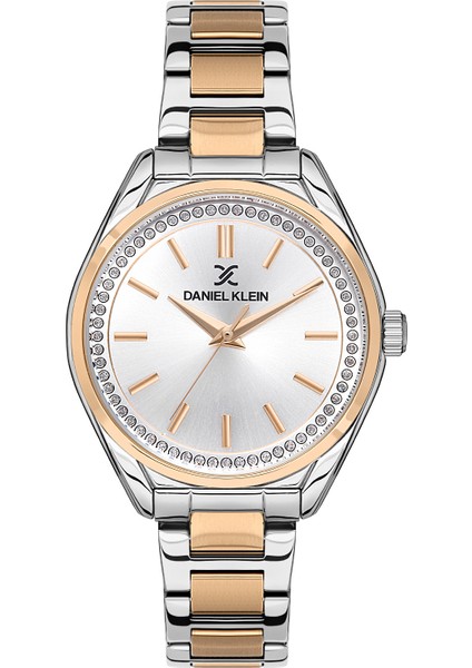 DK.FT.1.243 Daniel Klein Çelik Kordon 30 mt Suya Dayanıklı Yeni Sezon Şık Tasarım Bayan Kol Saati