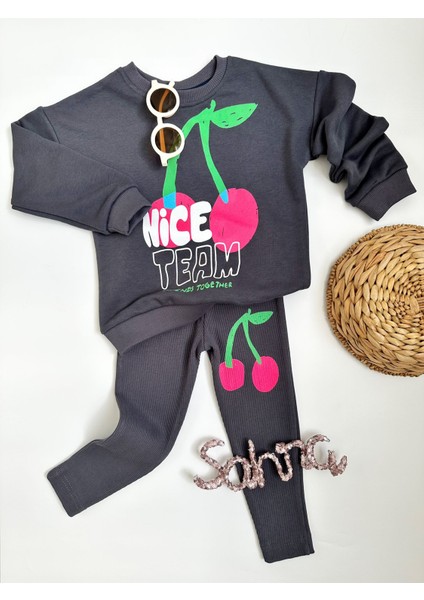 Çocuk Sweatshirt Tayt Takım modelleri