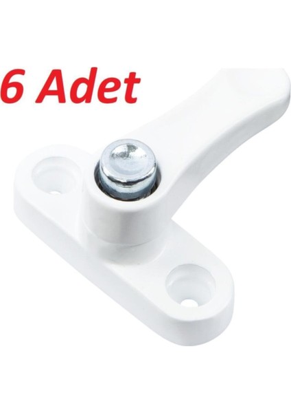 Pencere Emniyet Kilidi Güvenlik Düğmeli Metal Kilit 6 Adet