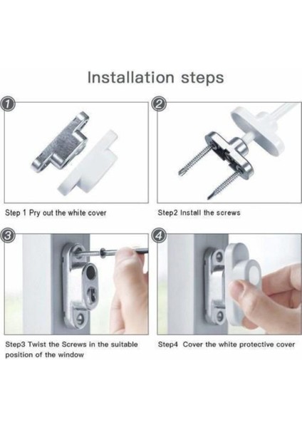 Pvc Emniyet Kilidi Pimapen Kilidi Çocuk Hırsız Kilidi Halatlı Pvc 6 Adet indirimleri