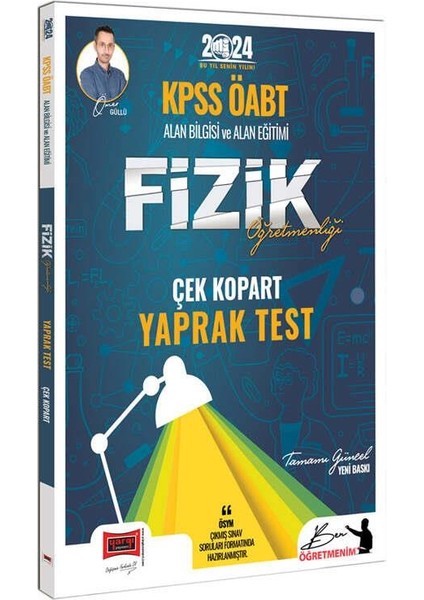 Yargı Yayınevi 2024 KPSS ÖABT Fizik Öğretmenliği Yaprak Test