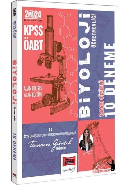 2024 KPSS ÖABT Biyoloji Öğretmenliği Tamamı Çözümlü 10 Deneme
