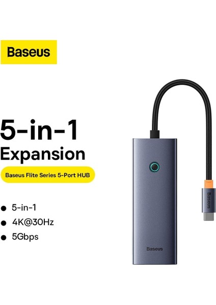 5in1 Çok Fonksiyonlu 4x USB 3.0 ve 1x 4K Hdmi Çoğaltıcı Çevirici Hub Adaptör, Klavye Mouse Okuyucu