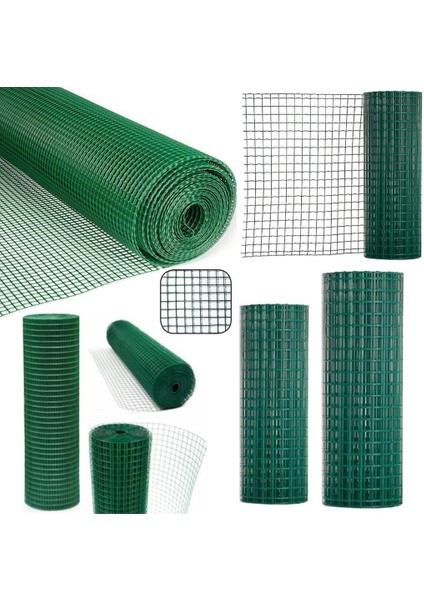 PVC PUNTALI 50*50 GÖZ 100 CM 25 METRE GÖZ ARALIKLI KAFES TELİ KÜMES TELİ TAVUK TELİ ÇİT TELİ modelleri