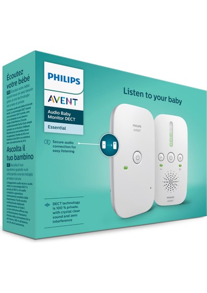 Avent Dect Bebek Telsizi SCD502/26