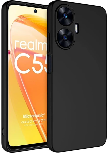 Realme C55 Kılıf Kamera Korumalı Lansman Silikon Kapak