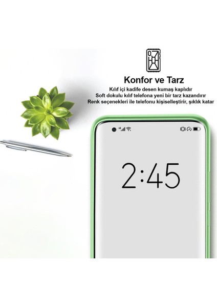 Realme C55 Kılıf Kamera Korumalı Lansman Silikon Kapak