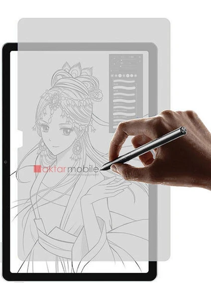 Xiaomi Pad 6 11 2023 Uyumlu Paper Like Ekran Koruyucu Kağıt Hissi Tasarım Mat Yüzey Nano Esnek