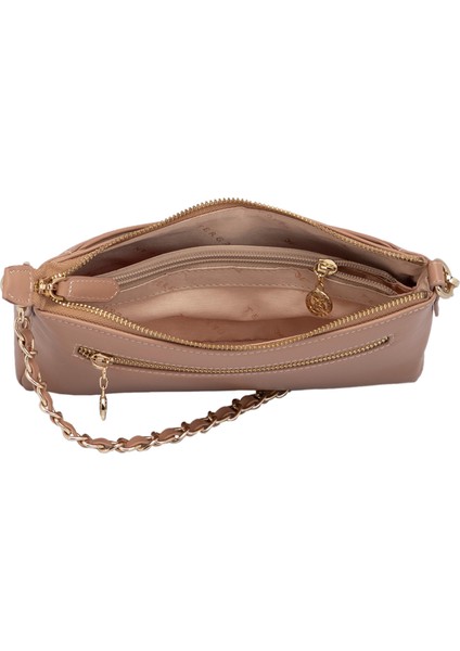 Pudra Hakiki Deri Kadın Çapraz Askılı Çanta - S23K1BC79149-J1B fırsatları
