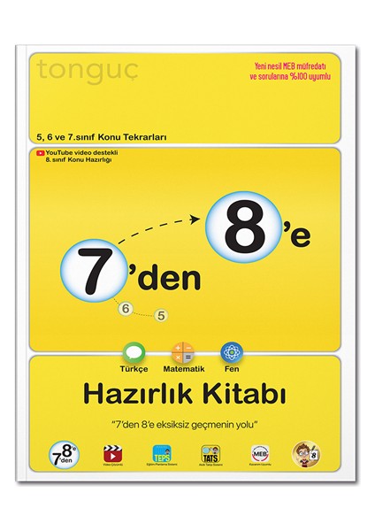7'den 8'e Hazırlık Kitabı