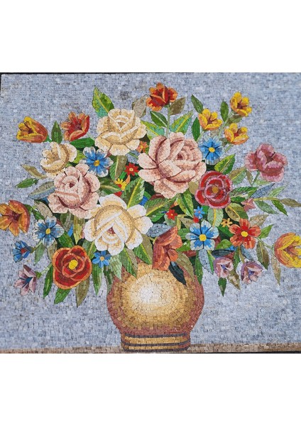 Ibla Mozaık Çiçek Sanat Tablosu