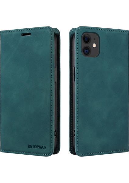iPhone 11 Cüzdan Derisi ile Uyumlu-Rfıd Engellemeli Kart Sahipleri-Tpu Kapaklı Kapak (Yurt Dışından)