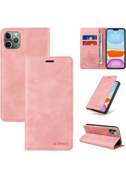 iPhone 11 Pro Cüzdan Derisi ile Uyumlu-Rfıd Engellemeli Kart Sahipleri-Tpu Kapaklı Kapak (Yurt Dışından)