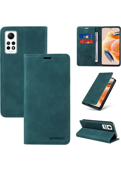 Xiaomi Redmi Note 11 Pro Cüzdan Derisi ile Uyumlu-Rfıd Engellemeli Kart Sahipleri-Tpu Kapaklı Kapak (Yurt Dışından)