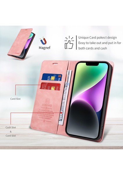 iPhone 11 Pro Cüzdan Derisi ile Uyumlu-Rfıd Engellemeli Kart Sahipleri-Tpu Kapaklı Kapak (Yurt Dışından)