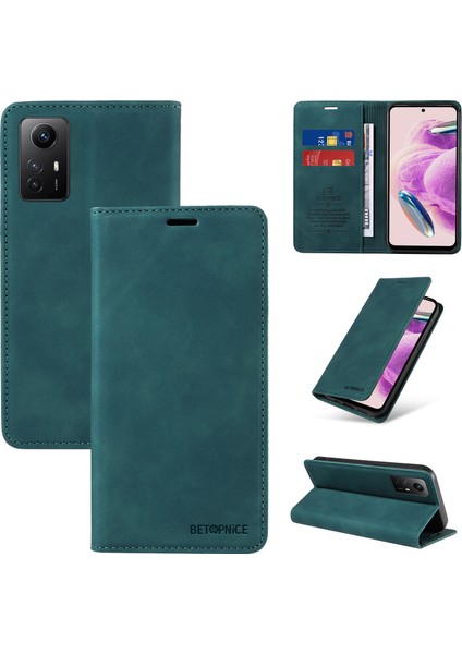 Xiaomi Redmi Note 12S 4g Cüzdan Derisi ile Uyumlu-Rfıd Engellemeli Kart Sahipleri-Tpu Kapaklı Kapak (Yurt Dışından)