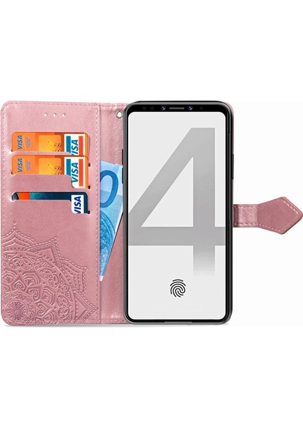 Google Pixel 4 Xl ile Uyumlu El Standı Fonksiyonlu Cüzdan Kabartmalı Pu Deri Kart Tutucu (Yurt Dışından) indirimleri
