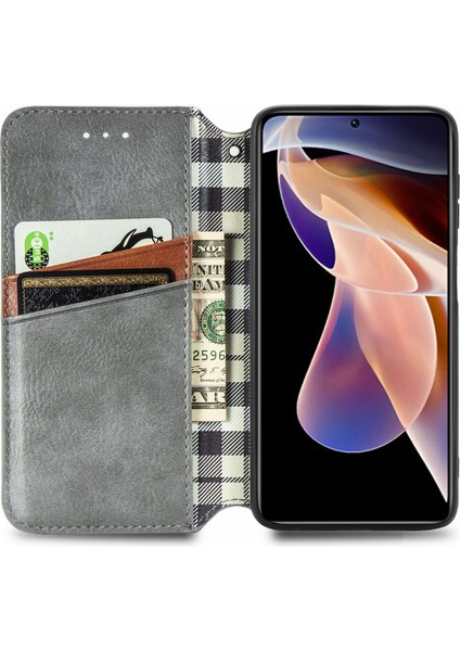 Xiaomi Redmi Note 11 Pro Cüzdan Kılıfı ile Uyumlu, Kart Tutuculu, Pu Deri Flip Kickstand Kapak (Yurt Dışından) modelleri