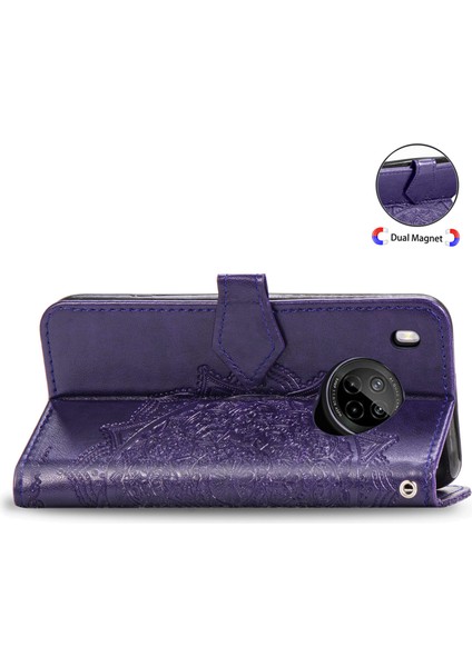 Huawei Y9A ile Uyumlu El Standı Fonksiyonlu Cüzdan Kabartmalı Pu Deri Kart Tutucu (Yurt Dışından) fırsatları