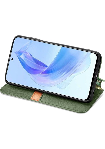 Honor 90 Lite Cüzdan Kılıfı ile Uyumlu, Kart Tutuculu, Pu Deri Flip Kickstand Kapak (Yurt Dışından)