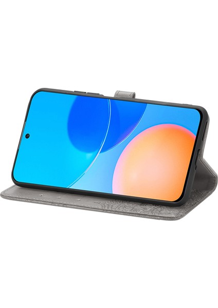 Honor Play 5t Pro ile Uyumlu El Standı Fonksiyonlu Cüzdan Kabartmalı Pu Deri Kart Tutucu (Yurt Dışından) indirimleri