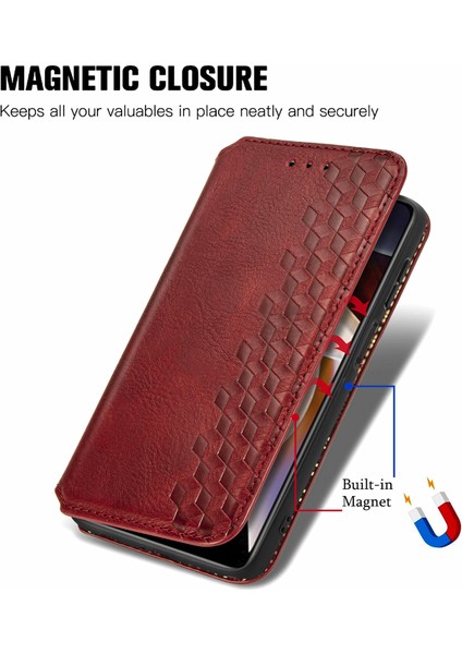 Xiaomi Redmi Note 11 Pro Cüzdan Kılıfı ile Uyumlu, Kart Tutuculu, Pu Deri Flip Kickstand Kapak (Yurt Dışından) indirimleri