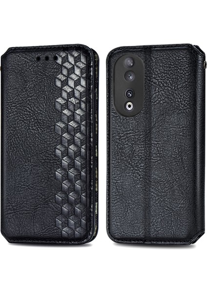 Honor 90 5g Cüzdan Kılıfı ile Uyumlu, Kart Tutuculu, Pu Deri Flip Kickstand Kapak (Yurt Dışından)