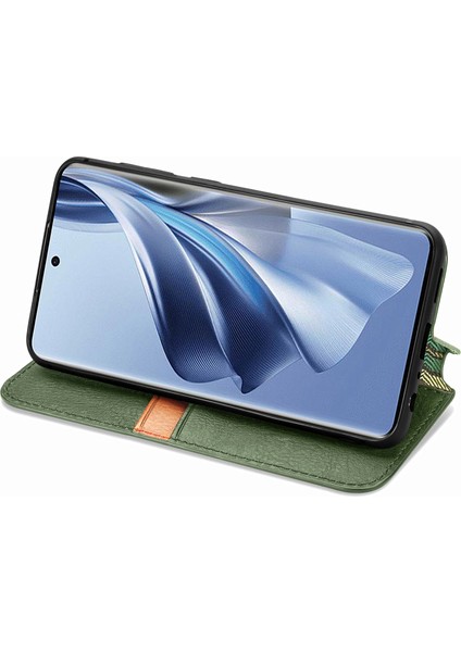 Oppo Reno 10 Pro 5g Cüzdan Kılıfı ile Uyumlu, Kart Tutuculu, Pu Deri Flip Kickstand Kapak (Yurt Dışından)