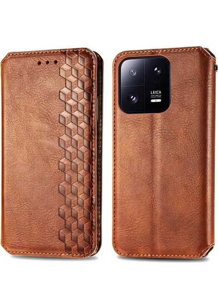 Xiaomi 13 Pro Cüzdan Kılıfı ile Uyumlu, Kart Tutuculu, Pu Deri Flip Kickstand Kapak (Yurt Dışından) fiyatları