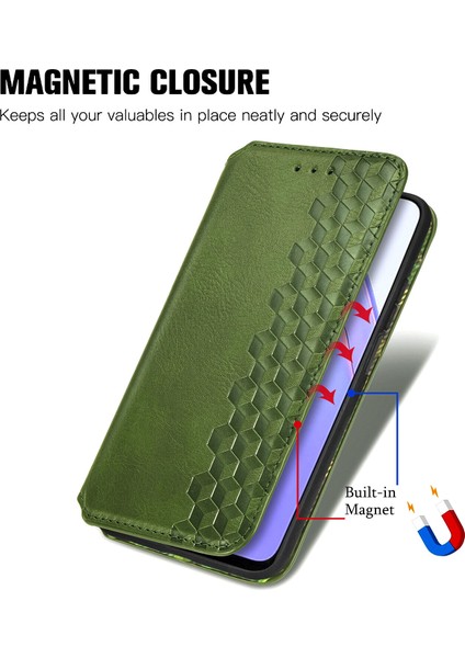 Xiaomi Redmi Note 9 Cüzdan Kılıfı ile Uyumlu, Kart Tutuculu, Pu Deri Flip Kickstand Kapak (Yurt Dışından) indirimleri