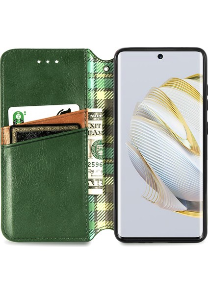 Huawei Nova 10 Cüzdan Kılıfı ile Uyumlu, Kart Tutuculu, Pu Deri Flip Kickstand Kapak (Yurt Dışından) modelleri
