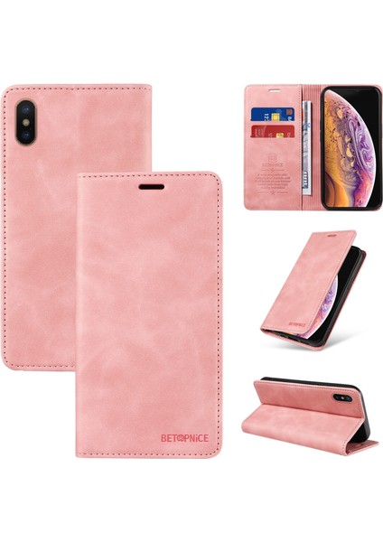 iPhone Xs Max Cüzdan Derisi ile Uyumlu-Rfıd Engellemeli Kart Sahipleri-Tpu Kapaklı Kapak (Yurt Dışından)