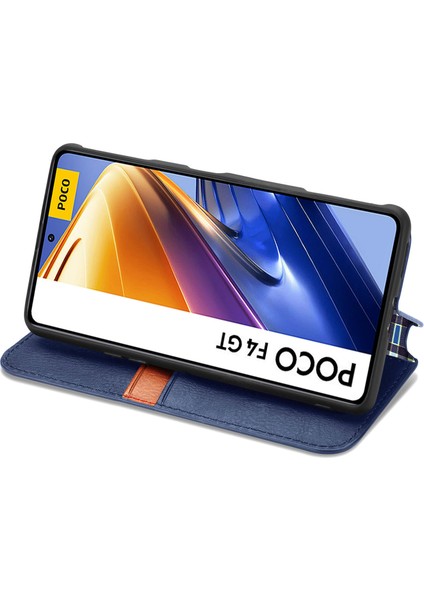 Xiaomi Poco F4 Gt Cüzdan Kılıfı ile Uyumlu, Kart Tutuculu, Pu Deri Flip Kickstand Kapak (Yurt Dışından)