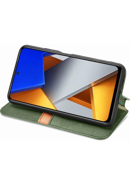 Xiaomi Poco M4 Pro Cüzdan Kılıfı ile Uyumlu, Kart Tutuculu, Pu Deri Flip Kickstand Kapak (Yurt Dışından) fırsatları