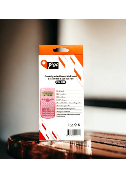 112P Fonksiyonel Bilimsel Hesap Makinesi Pembe modelleri