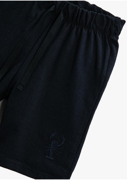 Erkek Çocuk Basic Şort Beli Bağcıklı