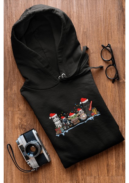 Star Wars Happy New Year Kapşonlu Sweatshirt